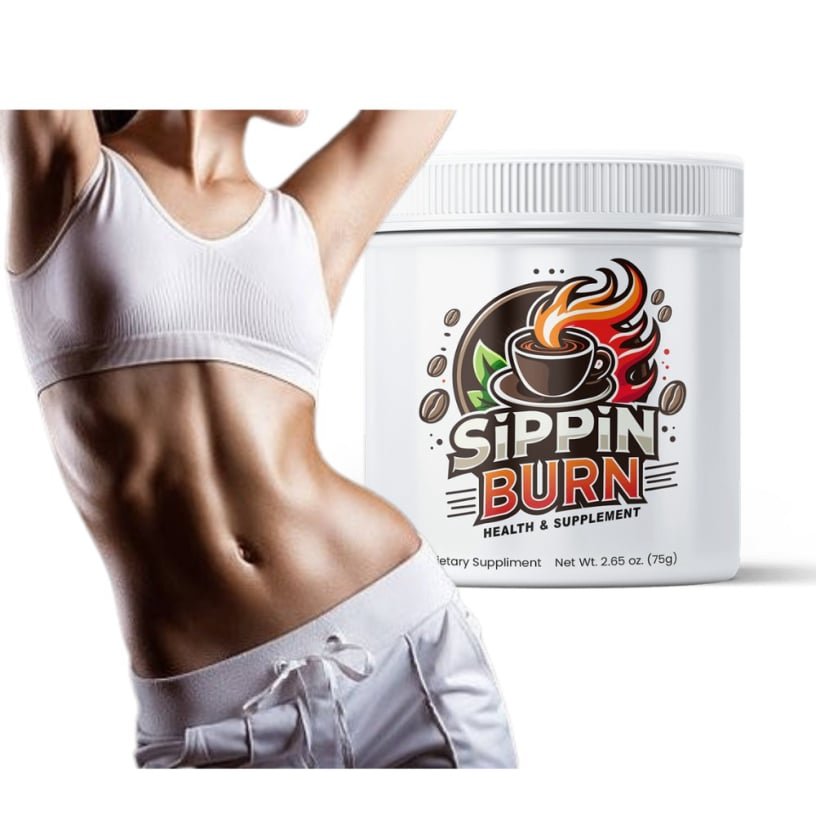 Image of 1 jar of Sippin Burn supplement for daily fat-burning support.